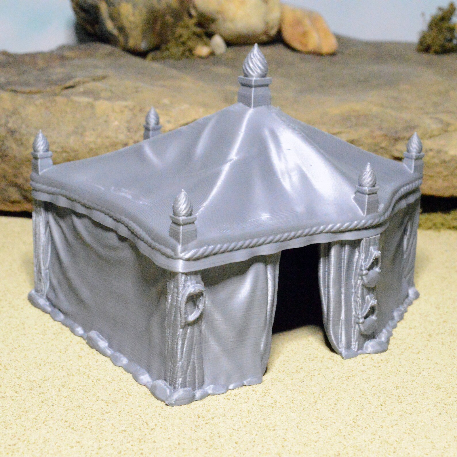 Large Tent 28mm 32mm for D&amp;D Camp Terrain DnD Terrain | Etsy