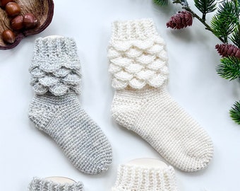 Crochet pattern Cutie Socks, English US Terms