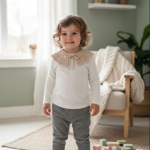 Lily Crochet Collar Pattern, Baby to Adult Sizes (PDF Pattern) image 5