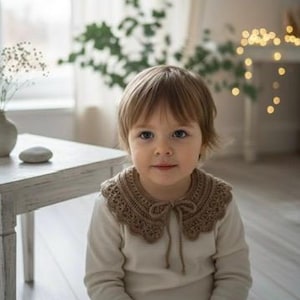 Crochet Collar Pattern: Baby to Adult, Heirloom Style (PDF Pattern) image 4