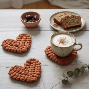 Sweetheart Crochet Pattern PDF • Puff Stitch Heart  • (US-Terms, PDF Download)