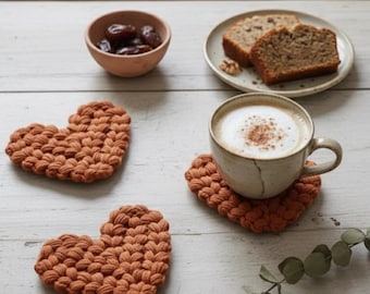 Sweetheart Crochet Pattern PDF • Puff Stitch Heart  • (US-Terms, PDF Download)