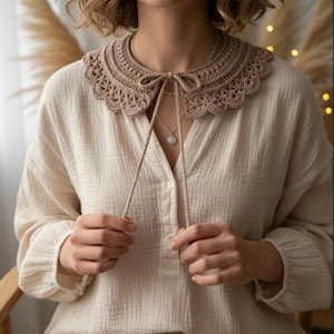 Crochet Collar Pattern: Baby to Adult, Heirloom Style (PDF Pattern) image 3