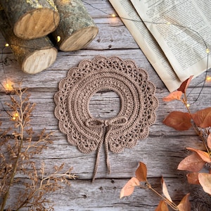 Crochet Collar Pattern: Baby to Adult, Heirloom Style (PDF Pattern) image 13
