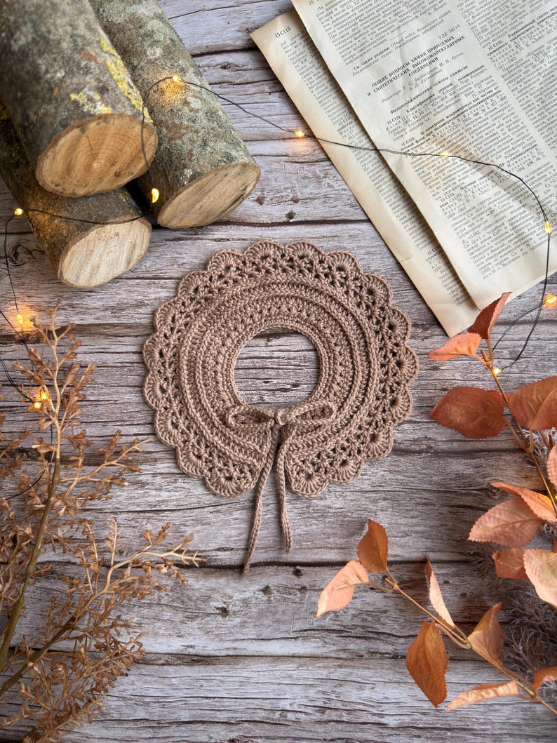 Crochet Collar Pattern: Baby to Adult, Heirloom Style (PDF Pattern) image 13