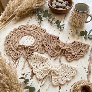 Crochet Collar Pattern: Baby to Adult, Heirloom Style (PDF Pattern) image 9