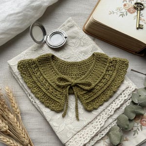 Lily Crochet Collar Pattern, Baby to Adult Sizes (PDF Pattern) image 6