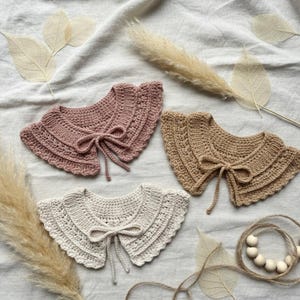 Lily Crochet Collar Pattern, Baby to Adult Sizes (PDF Pattern) image 8
