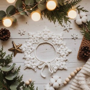 Crochet Snowflake Collar Pattern: Baby to Adult Sizes (US Terms) (PDF Pattern) image 2