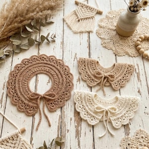 Crochet Collar Pattern: Baby to Adult, Heirloom Style (PDF Pattern) image 10