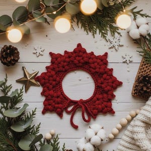 Crochet Snowflake Collar Pattern: Baby to Adult Sizes (US Terms) (PDF Pattern) image 10
