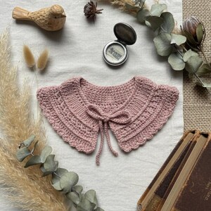 Lily Crochet Collar Pattern, Baby to Adult Sizes (PDF Pattern) image 12