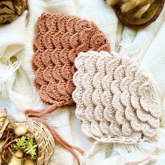 Crochet Baby Bonnet Pattern: Heirloom Style (PDF Download, US Terms)