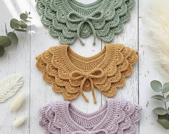 Crochet Collar Pattern: Cutie Design, US Terms (PDF Pattern)