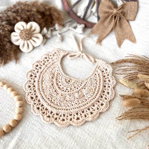 Baby Lätzchen Häkelanleitung PDF: Bandana Sabber Lätzchen