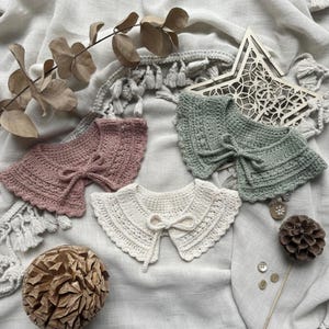 Lily Crochet Collar Pattern, Baby to Adult Sizes (PDF Pattern) image 14