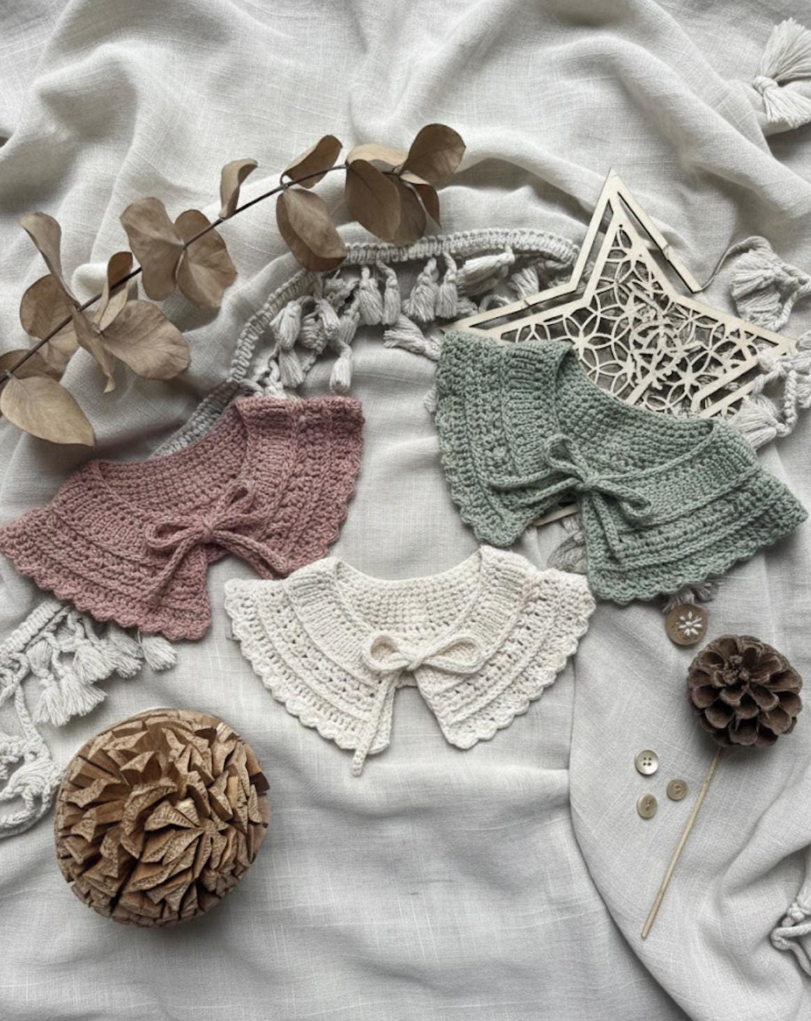 Lily Crochet Collar Pattern, Baby to Adult Sizes (PDF Pattern) - Etsy
