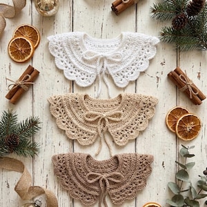 Crochet Collar Pattern: Baby to Adult, Heirloom Style (PDF Pattern) image 16