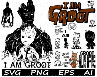 Download Baby Groot Svg Etsy
