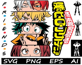 My Hero Academia Svg Etsy