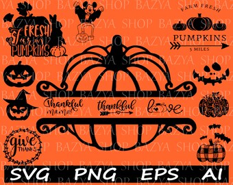 Acción de Gracias svg\ Halloween SVG