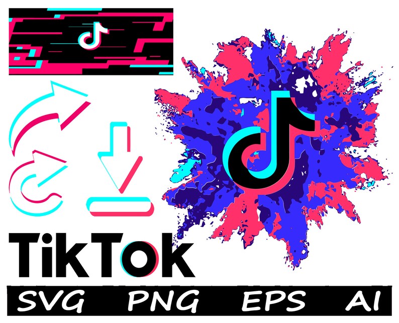 Download Tiktok Tiktok Svg Tiktok Logo Svg Svg File Cut File Etsy