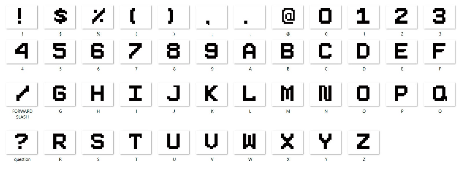 Game Font Arcade Svg Font Font Game Over Font Svg Pixel Svg Font Alphabet Clipart Files for