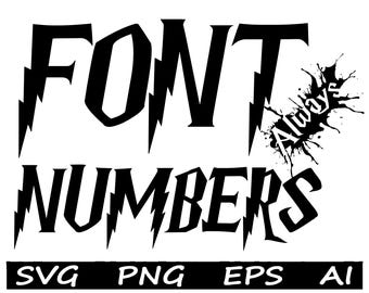 Fuente Potter SVG Fuente de Halloween Mago Potter Svg PNG Eps Fuente Mago Fuente para Cricut Svg Magic Clipart