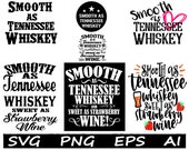 Smooth as Tennessee Whiskey instant download svg