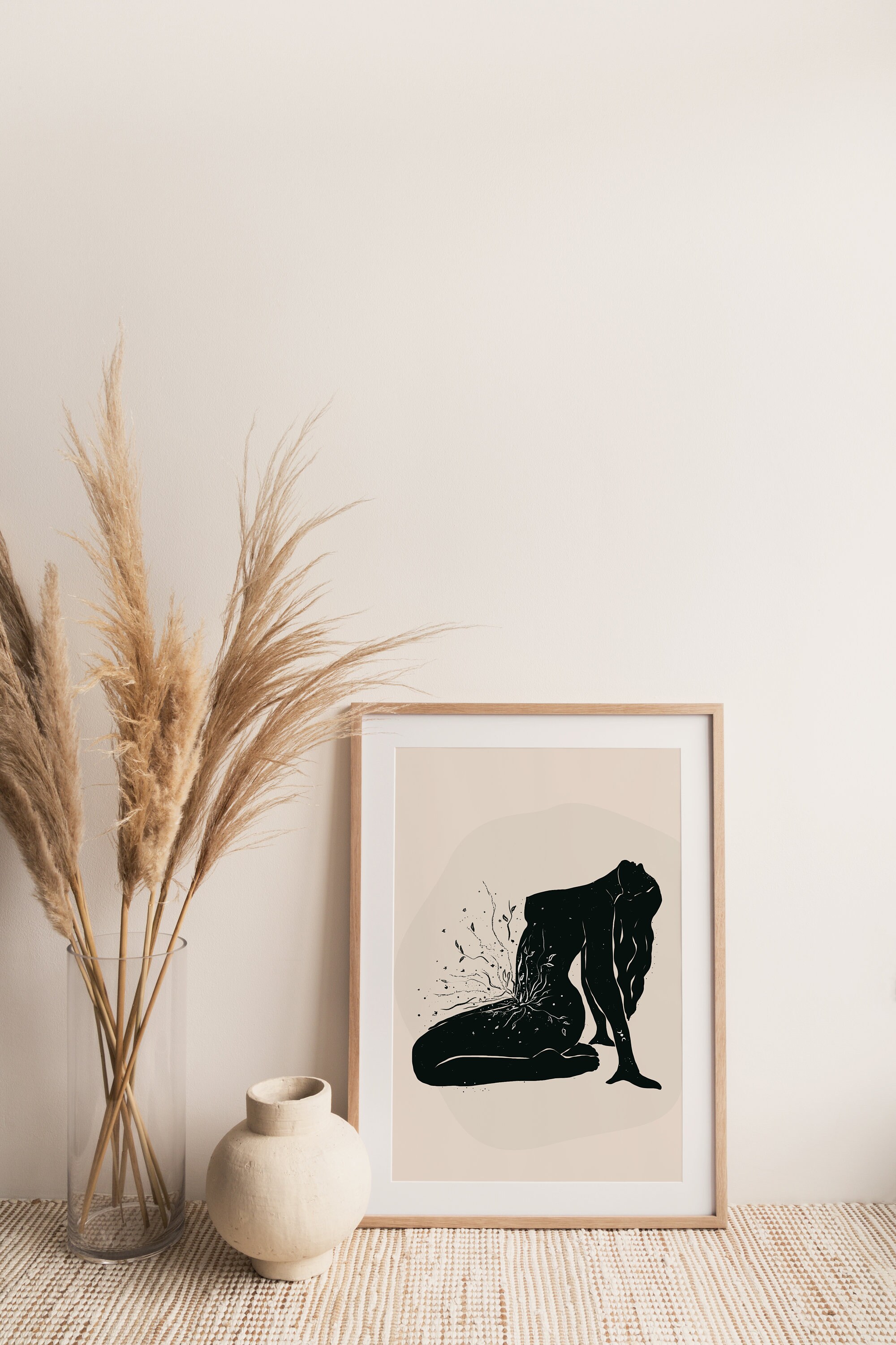 Goddess Art Nude Print Esoteric Art Abstract Woman Art | Etsy
