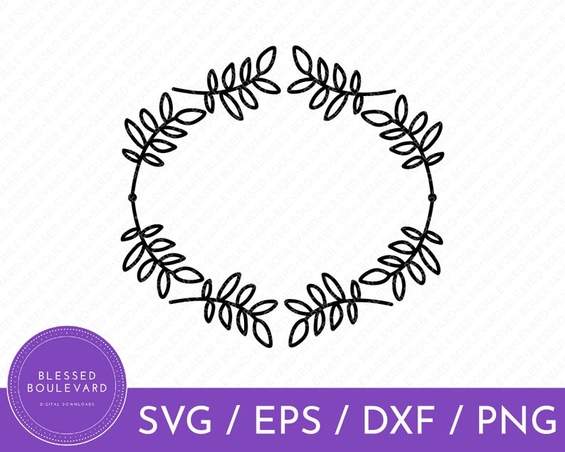 Download Wreath SVG Cricut Wreath SVG Floral Wreath SVG Cut File | Etsy