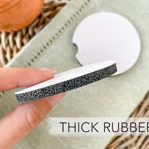 Buffalo Plaid bilunderlägg, svartvit rutig (set om 2) Thick rubber