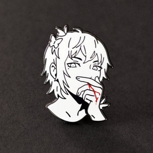 Nosebleed enamel pin