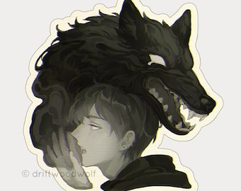 Cry Wolf vinyl sticker