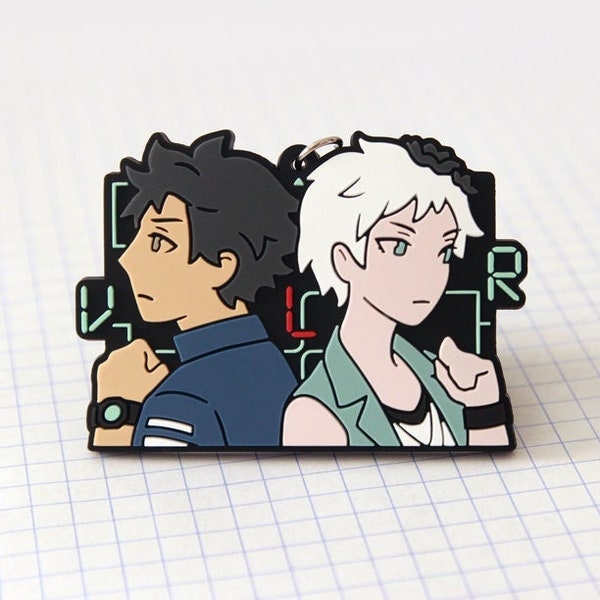 VLR Sigma & Phi rubber keychain