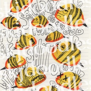 Anxiety Bees Digital Download