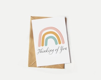Thinking of You Printable Greeting Card | Instant Download PDF
