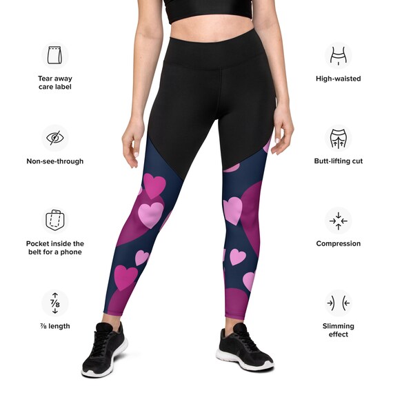 Ladies Patterned Sports Leggings