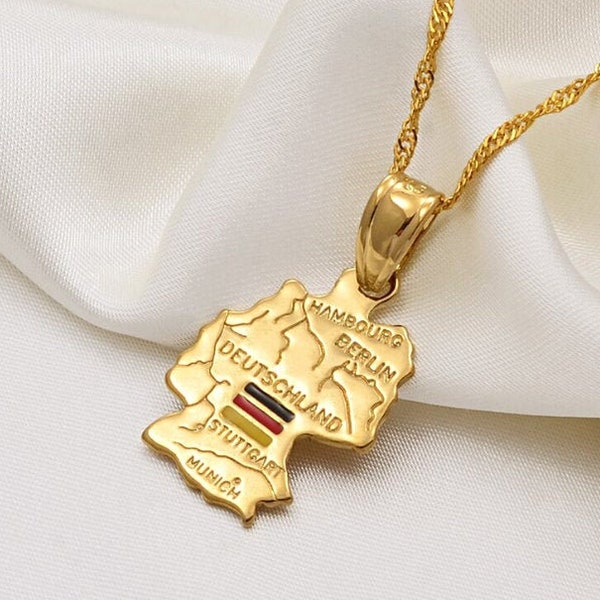 Germany Necklace Etsy