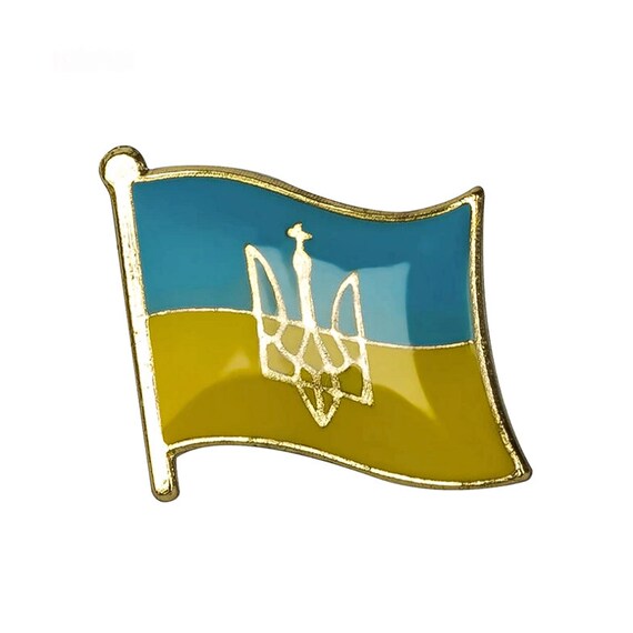 Ukraine Flag Lapel Clothes Country Badge Ukrainian India Ukraine Flag Lapel Clothes Country, Replacement Chandelier Crystals Ukraine Flag