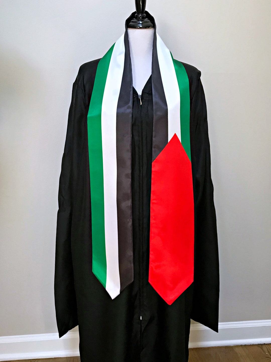 DOUBLE SIDED Palestine Flag Graduation Stole/ Palestine Flag Etsy