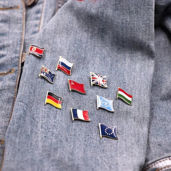Indiana USA Flag Lapel Pin Badge Indiana USA Flag Lapel Pin Badge