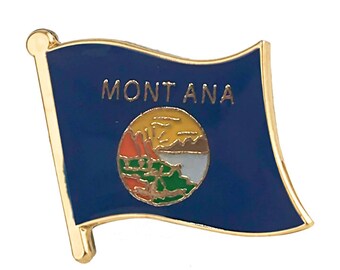 patriot us old retro Montana pin usa vintage Best Montana usa pin