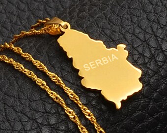18K Gold-plated Republic of Serbia 
