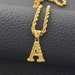 18K gold-plated initials Necklace / Alphabet letters Necklace / Name Initial necklace for Women and Men 