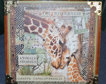 Giraffe Keepsake - Jewelry Box