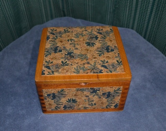 Floral Wooden Keepsake Box