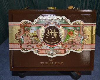 Cigar Box Purse - "The Judge"