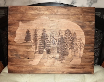 Bear Forest Woodburning