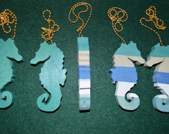 Seahorse Fan Pulls
